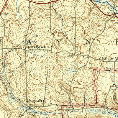 United States Geological Survey Townville, PA (1945, 62500-Scale) digital map