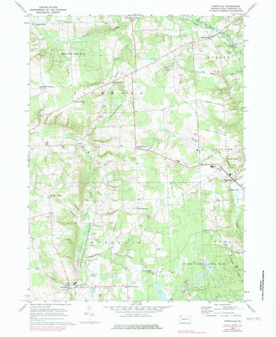 United States Geological Survey Townville, PA (1967, 24000-Scale) digital map