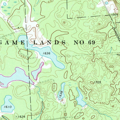 United States Geological Survey Townville, PA (1967, 24000-Scale) digital map