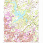 United States Geological Survey Towson, MD (1957, 24000-Scale) digital map