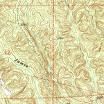 United States Geological Survey Toxey, AL (1974, 24000-Scale) digital map