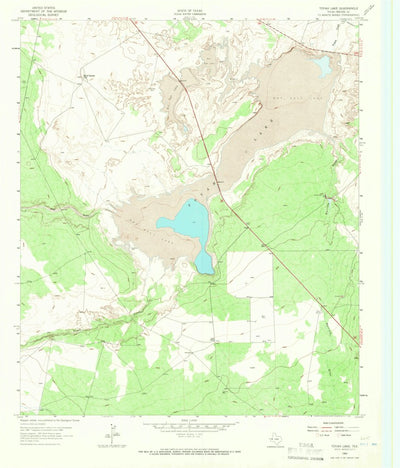 United States Geological Survey Toyah Lake, TX (1963, 24000-Scale) digital map