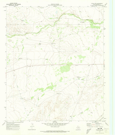 United States Geological Survey Toyah SW, TX (1970, 24000-Scale) digital map