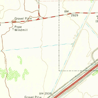 United States Geological Survey Toyah, TX (1970, 24000-Scale) digital map