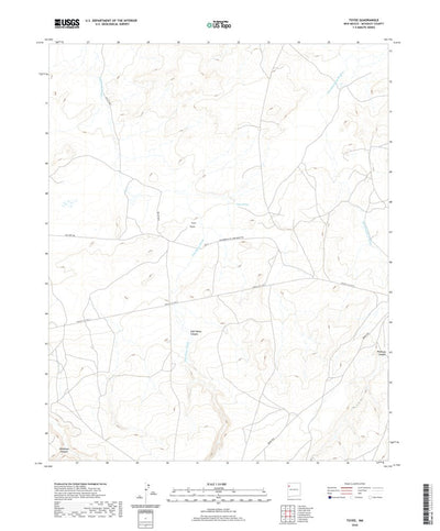 United States Geological Survey Toyee, NM (2020, 24000-Scale) digital map
