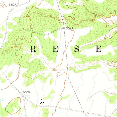 United States Geological Survey Toyei School, AZ (1972, 24000-Scale) digital map