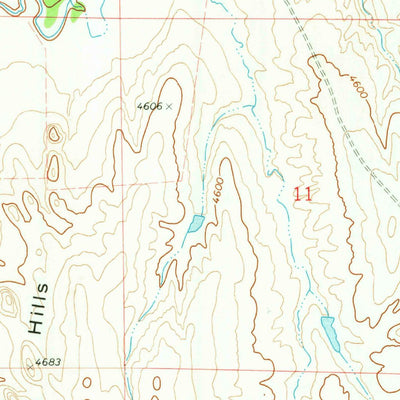 United States Geological Survey Trabing, WY (1970, 24000-Scale) digital map