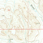 United States Geological Survey Trabing, WY (1970, 24000-Scale) digital map