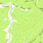United States Geological Survey Trace, WV (1963, 24000-Scale) digital map