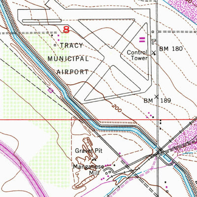 United States Geological Survey Tracy, CA (1954, 24000-Scale) digital map
