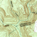 United States Geological Survey Tracy City, TN (1947, 24000-Scale) digital map