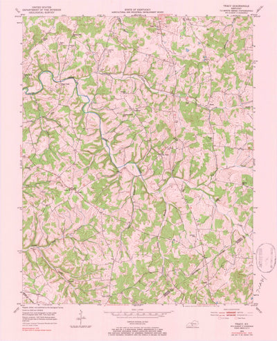 United States Geological Survey Tracy, KY (1979, 24000-Scale) digital map