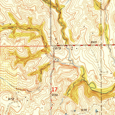 United States Geological Survey Tracy, MO (1951, 24000-Scale) digital map