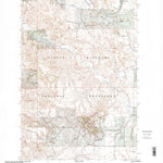 United States Geological Survey Tracy Mountain, ND (1997, 24000-Scale) digital map