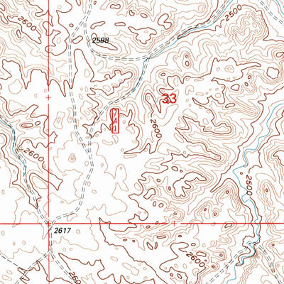 United States Geological Survey Tracy Mountain, ND (1997, 24000-Scale) digital map