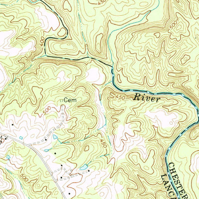 United States Geological Survey Tradesville, SC-NC (1971, 24000-Scale) digital map