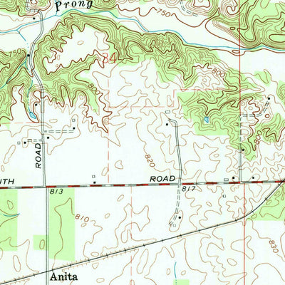 United States Geological Survey Trafalgar, IN (1965, 24000-Scale) digital map