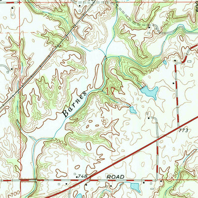 United States Geological Survey Trafalgar, IN (1965, 24000-Scale) digital map