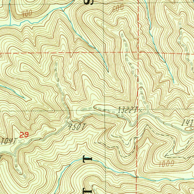United States Geological Survey Trail Butte, OR (1985, 24000-Scale) digital map