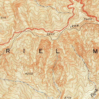 United States Geological Survey Trail Canyon, CA (1940, 24000-Scale) digital map
