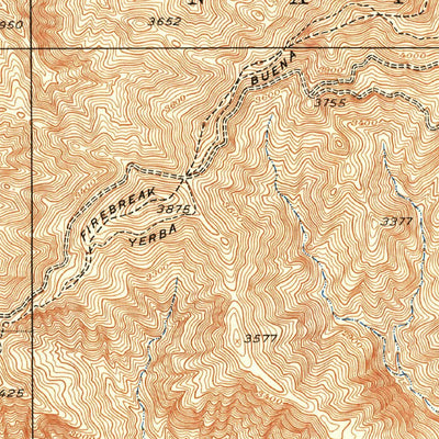 United States Geological Survey Trail Canyon, CA (1940, 24000-Scale) digital map