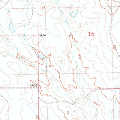 United States Geological Survey Trail City, SD (1975, 24000-Scale) digital map