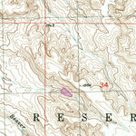 United States Geological Survey Trail City SW, SD (1952, 24000-Scale) digital map