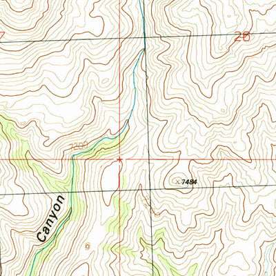 United States Geological Survey Trail Creek, ID (1991, 24000-Scale) digital map