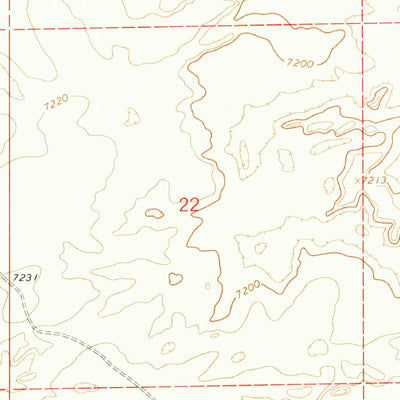 United States Geological Survey Trail Lake, NM (1967, 24000-Scale) digital map