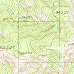 United States Geological Survey Trail Lake, WY (1989, 24000-Scale) digital map