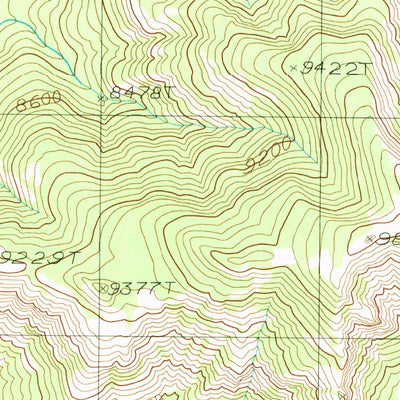 United States Geological Survey Trail Lake, WY (1989, 24000-Scale) digital map