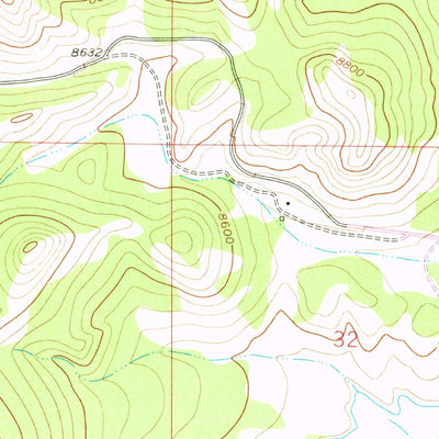 United States Geological Survey Trail Mountain, CO (1957, 24000-Scale) digital map