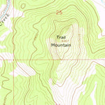 United States Geological Survey Trail Mountain, CO (1957, 24000-Scale) digital map