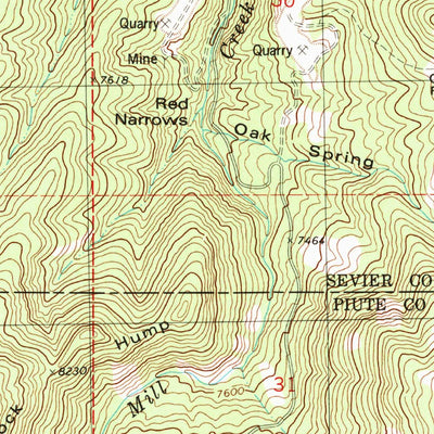 United States Geological Survey Trail Mountain, UT (1981, 24000-Scale) digital map