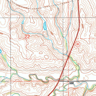 United States Geological Survey Trail, OK (1987, 24000-Scale) digital map