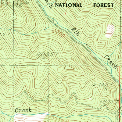 United States Geological Survey Trail, OR (1983, 24000-Scale) digital map