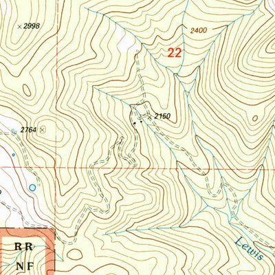 United States Geological Survey Trail, OR (1997, 24000-Scale) digital map