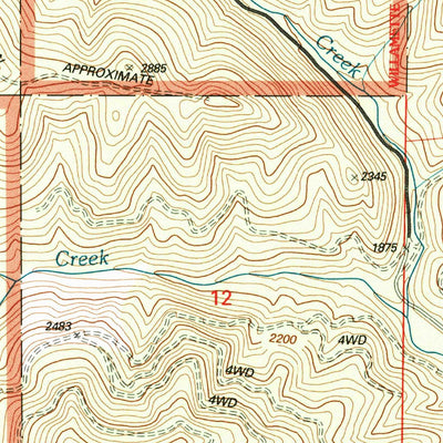 United States Geological Survey Trail, OR (1997, 24000-Scale) digital map