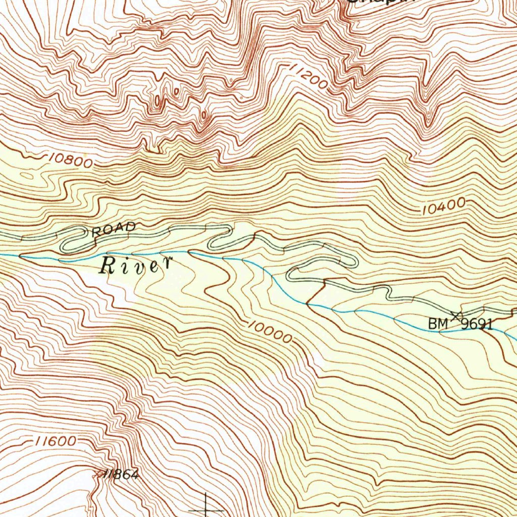 Trail Ridge, CO (1957, 24000-Scale) Map by United States Geological ...