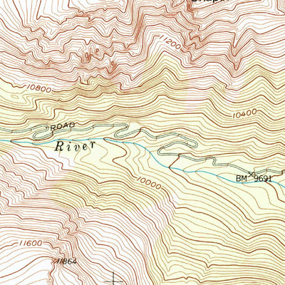 United States Geological Survey Trail Ridge, CO (1957, 24000-Scale) digital map