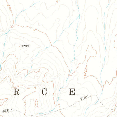 United States Geological Survey Trail Ridge, NV (1962, 24000-Scale) digital map