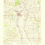 United States Geological Survey Tralake, MS (1969, 62500-Scale) digital map