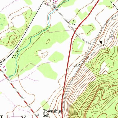 United States Geological Survey Tranquility, NJ (1954, 24000-Scale) digital map