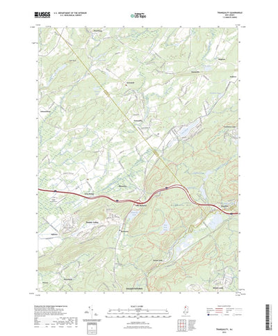United States Geological Survey Tranquility, NJ (2023, 24000-Scale) digital map