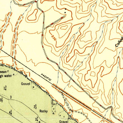 United States Geological Survey Tranquillon Mountain, CA (1948, 24000-Scale) digital map