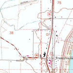 United States Geological Survey Transylvania, LA-MS (1994, 24000-Scale) digital map
