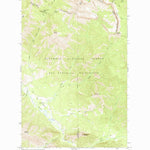 United States Geological Survey Trap Mountain, MT (1970, 24000-Scale) digital map