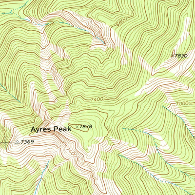 United States Geological Survey Trap Mountain, MT (1970, 24000-Scale) digital map