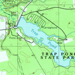 United States Geological Survey Trap Pond, DE (1992, 24000-Scale) digital map