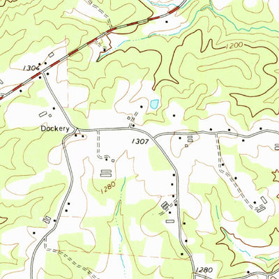 United States Geological Survey Traphill, NC (1968, 24000-Scale) digital map